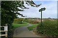 Footpath through Little Bowden, Market Harborough