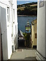 Looking from Fore Street down to the ferry landing