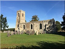 SP6495 : St Wistan's church, Wistow by Clive Cartwright
