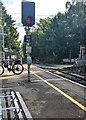 Signal DR162 on platform 1, Moreton station, Dorset