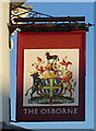 Sign for the Osborne, Southampton