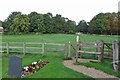 Footpath from the churchyard to Watton House