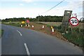 Minor road from the A602- now removed