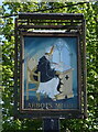 Sign for the Abbots Mitre, Chilbolton