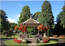 SO7192 : Flowers round the Bandstand by Des Blenkinsopp