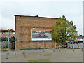 Cycling advertisement board, South Street, Romford