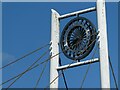 Detail on footbridge over A4060, by business park, Abercanaid (2)