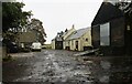 Wet farmyard at South Glassock