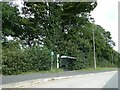 Bus shelter on A48 at Sycamore Cross