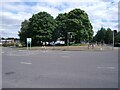 SE3534 : Cross Gates roundabout by Stephen Craven