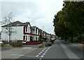 Houses looking onto Taff Embankment