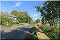 Carlton: houses and path on Church Road