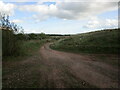 Entrance to a gravel pit near Uffculme