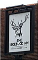 Sign for the Roebuck Inn