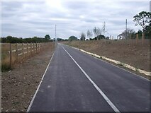 SE3538 : Cycleway alongside the ELOR  by Stephen Craven