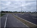 Approaching the ELOR/A58 roundabout form the east