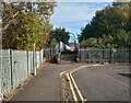 Footbridge over railway lines