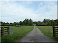 Farm access road, Willows Farm, St Bride