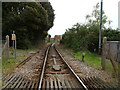 Railway towards Lymington Town Station