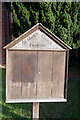 Flecknoe Church - notice board