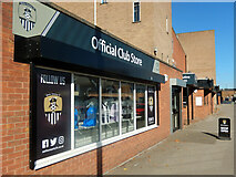 SK5838 : Notts County Official Club Store by Stephen McKay