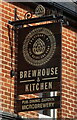 Sign for the Brewhouse & Kitchen