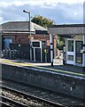 Exit from Wool station platform 2, Dorset