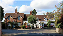 SJ7601 : Cottages in Beckford, Shropshire by Roger  D Kidd