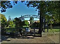 Entrance to Romiley Park