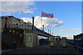 TV6198 : Half-mast Union Jack flag at Eastbourne Bandstand, East Sussex by Andrew Diack