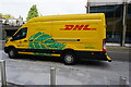 DHL van on Union Wynd, Aberdeen