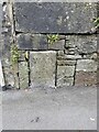 Location of OS Cut Mark - Carmarthen, WD#1 Boundary Stone