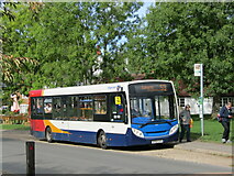 TQ0343 : Shamley Green - Bus by Colin Smith