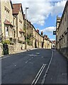 Stone buildings, High Street, Bruton, Somerset