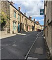 Row of stone buildings, High Street, Bruton, Somerset