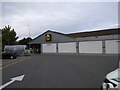 Car-park of Lidl supermarket, off the bypass of Barry