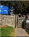 SO3205 : St Peter's churchyard entrance gate, Goetre by Jaggery