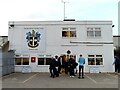 The offices and dressing room entrance at Gander Green Lane