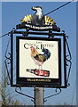 Sign for the Cock & Bottle