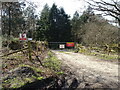 Entrance to Bovington Training  Area