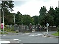 Gateway to Glyntaff cemetery