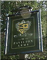 Sign for the Pavilion Arms