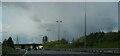 SJ9808 : M6 Toll westbound at junction T7 by Christopher Hilton