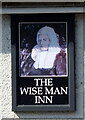 Sign for the Wise Man Inn