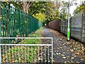 Footpath by the school to Parkside Drive