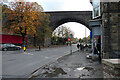 Railway viaduct viewed from Fairfield Road, Buxton