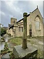 Old Cross in St Bartholomew churchyard, Colne