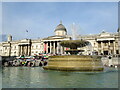 TQ3080 : Trafalgar Square fountain by Roy Hughes