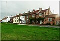 Houses facing the village green, Newby