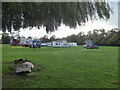 The fun fair all packed up in Redlees Park and ready to leave town